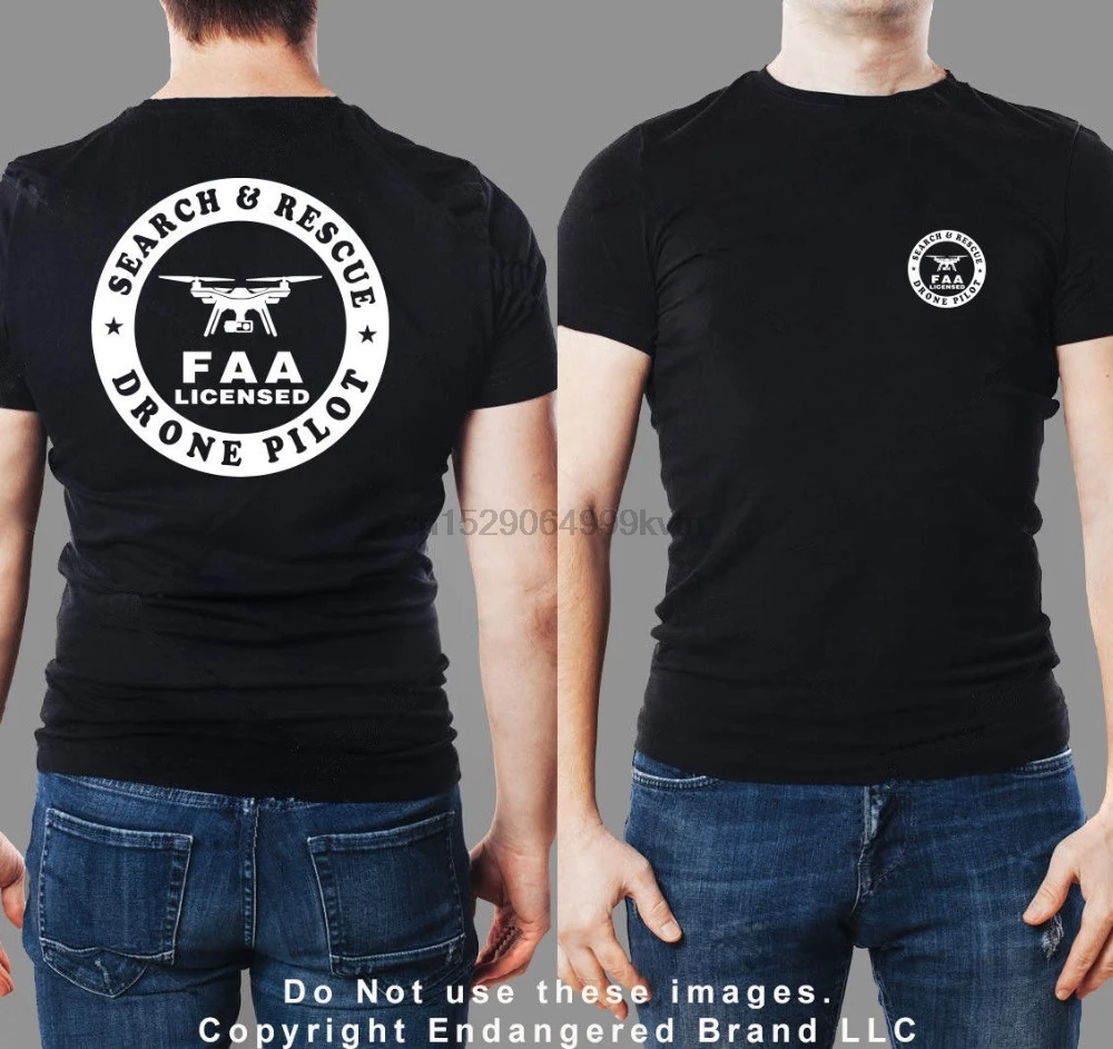 

Drone Search Rescue Pilot Round Dji Mavic Short Sleeve New T Shirts Unisex Funny Tops Tee Basic Models Best T Shirts for Men