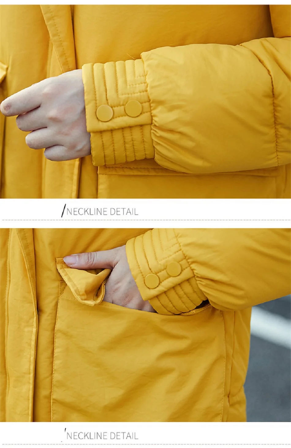 Женская куртка Мода зима супер большой меховой воротник женский пуховик женский длинный участок корейский Somen's куртки