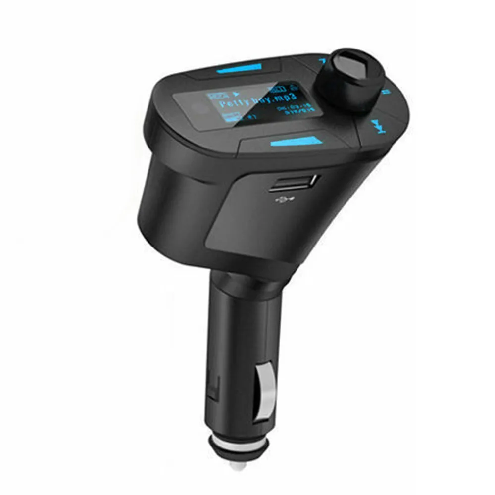 Автомобильный MP3 плеер 12 В Aux-In SD MMC USB модулятор fm-передатчик набор аксессуаров пульт дистанционного управления