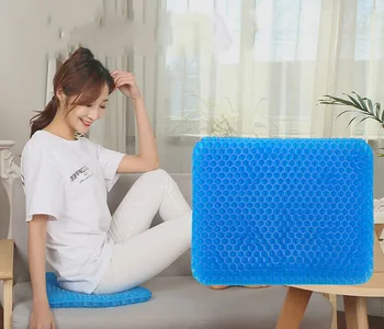 

Egg Gel Honeycomb Cushion Three Generation Car Ice Cushion Summer Breathable Multifunctional Office Chair Cushion