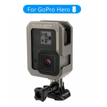 

HERO8 Aluminum Alloy Cage Horizontal Vertical Multi-angle Shooting Case Protective Frame For GoPro Hero 8 Black Action Accessory