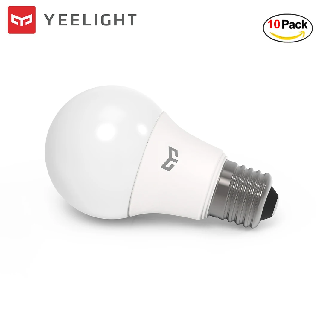 10 шт. новый оригинальный Yeelight светодиодный светильник холодный белый 7 Вт 6500 К E27