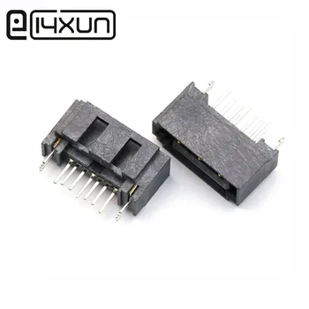 

EClyxun 5pcs SATA 7P Vertical Socket Hard Disk Interface Type A Connector