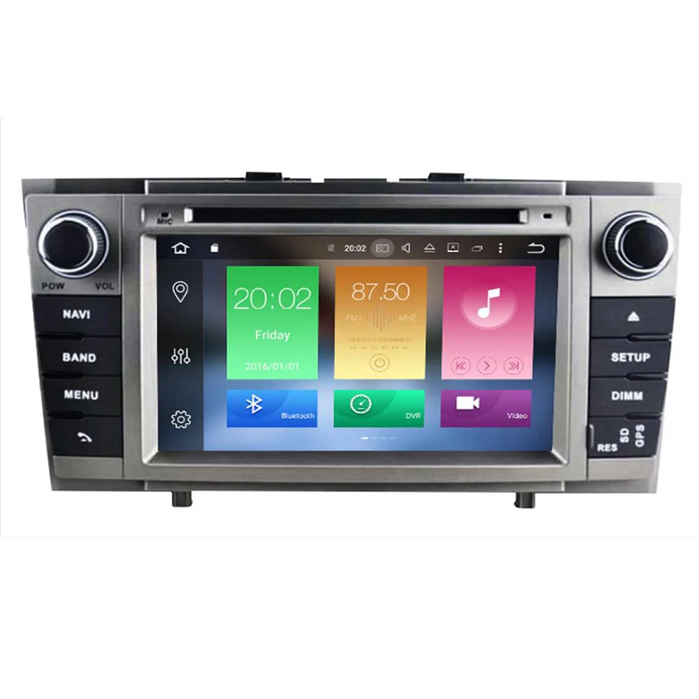 cheap Android 8.0 Car DVD Stereo Multimedia Headunit For.Toyota T27 Avensis 2009 2014 Auto PC Radio GPS Navigation Video Audio 4G RAM