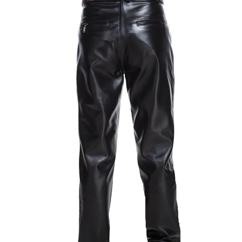 Men-s-Genuine-Leather-Straight-Pants-Zipper-Mid-Rise-Warm-Casual-Full ...