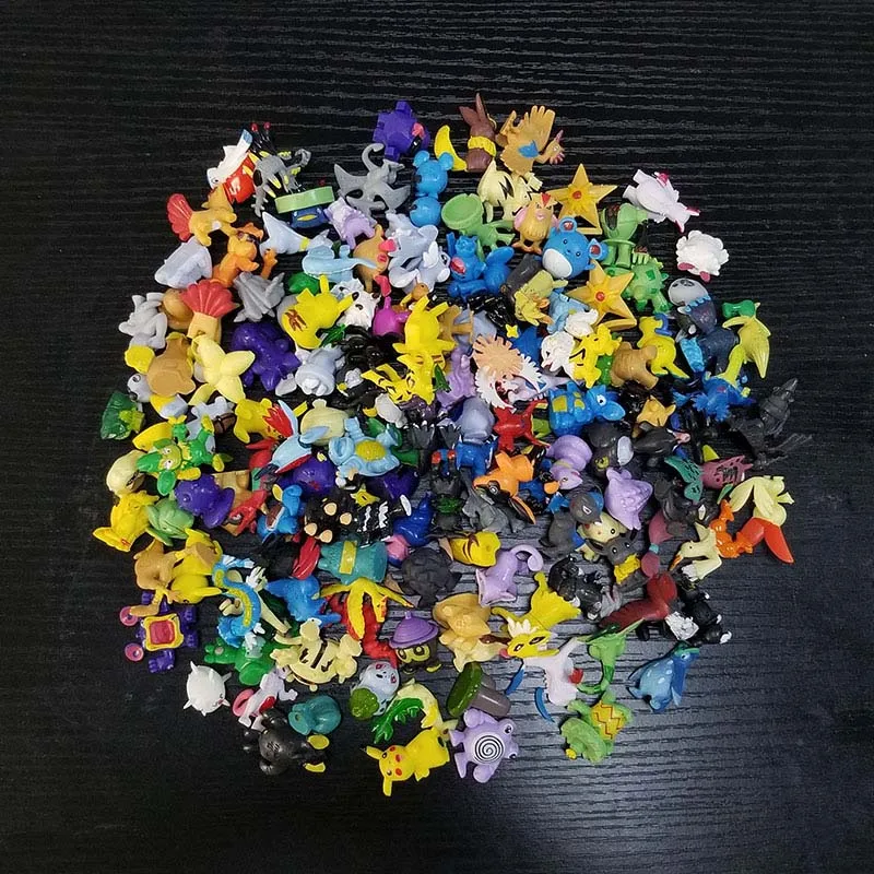 192 различных стилей 24 шт./пакет новая коллекция аниме pokemones фигурки Куклы Игрушка модель 2,5 см-3 см фигурки подарки для детей
