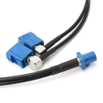 

Fakra C Male Plug To 2 x Fakra C Female Jack RG174 Y Type Splitter Combined Cable H05A