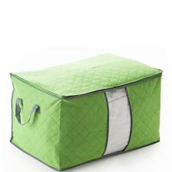 

Clothes Storage Bag Organizer Folding Large Size Non-woven Fabric Portable bag Home Closet Organizer For Pillow Quilt