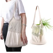 Унисекс большие хлопковые сумки для покупок на плечо для мужчин и женщин моющиеся фруктовые продуктовые складные сумки многоразовые эко-сумки для покупок