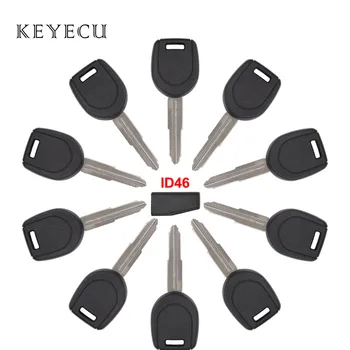 

Keyecu 10 Pieces Transponder Ignition Car Key ID46 for Mitsubishi Endeavor, Lancer, Outlander, Sport, Eclipse, Galant, i-MiEV