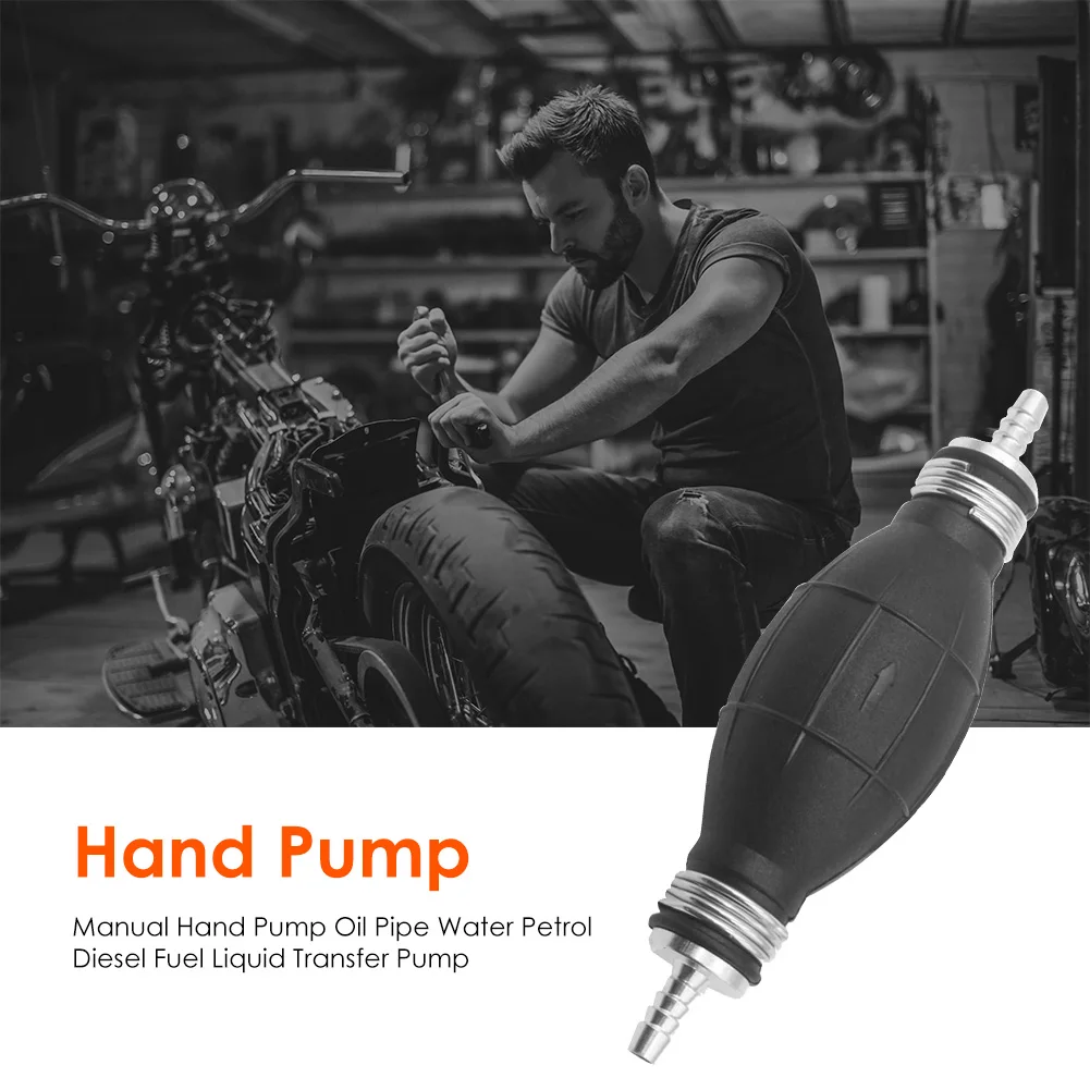 A MANO bombeo Manual tubería de aceite de agua de gasolina Diesel combustible líquido de la bomba de transferencia de coche barco fuera de borda de la bomba Manual de Dropshipping. Exclusivo.
