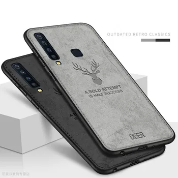 Cloth Fabric Deer Case For Samsung Galaxy A50 A40 A70 A20 A10 A30 Back Case For Samsung S8 S9 S10 Plus S10e S10 A7 2018 Capa 1