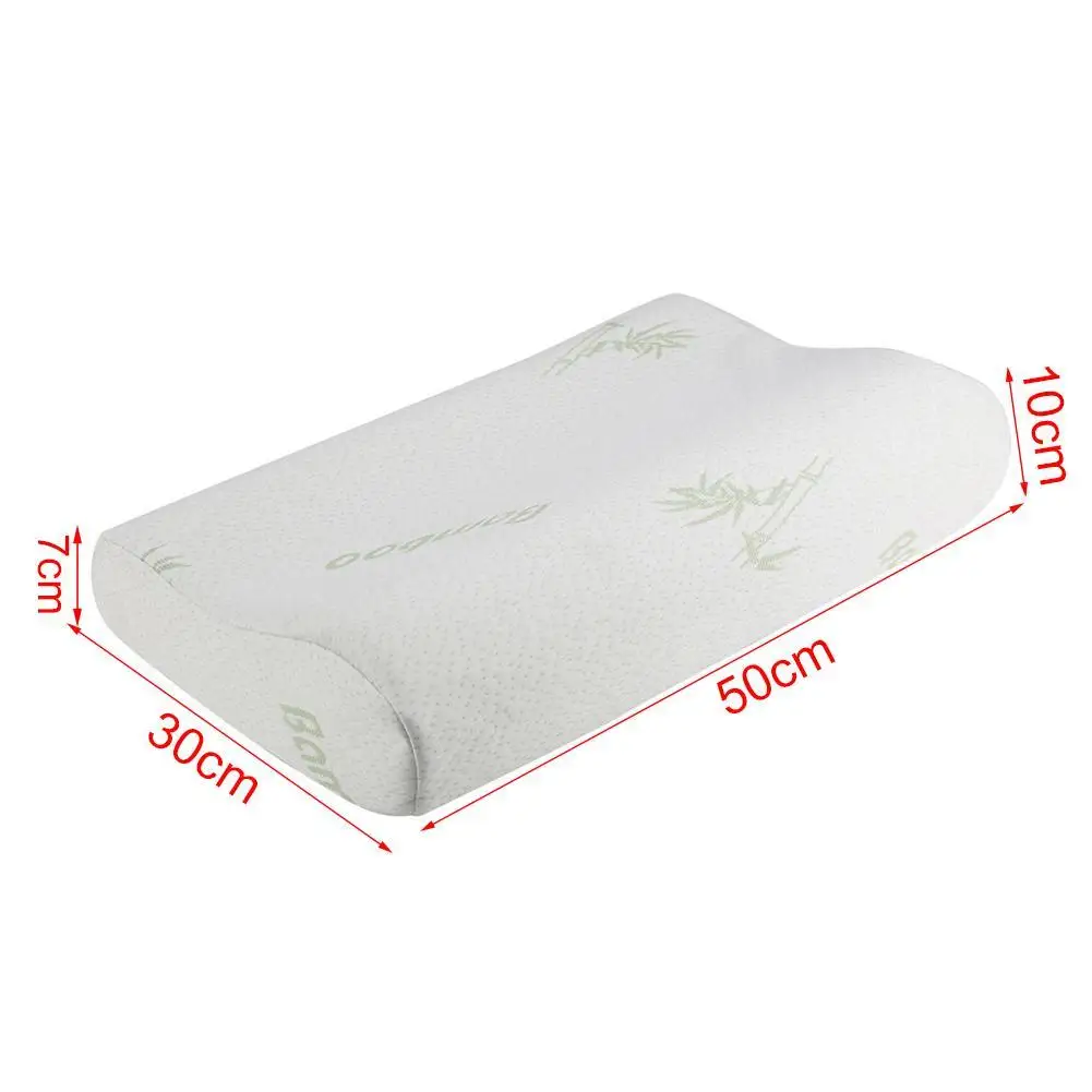 Memory Foam Bedding Pillow Neck protection Slow Rebound Memory Foam Butterfly Shaped Pillow Health Cervical Neck size in 50*30CM