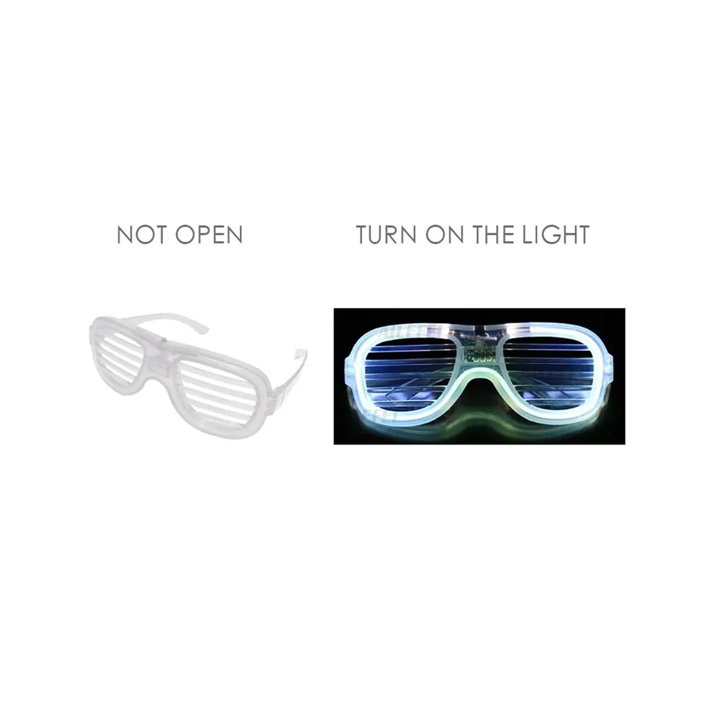 ICOCO 1 шт. Новое поступление Led Flash очки игрушки затвор холодной ночью очки Ночной клуб концертный вечерние фестиваль Прямая поставка Горячая Распродажа