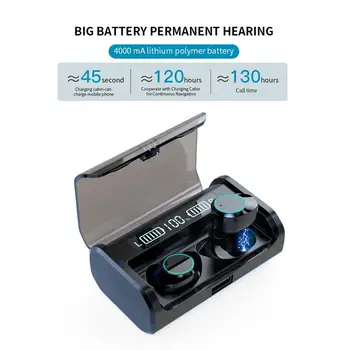 

G06 Bluetooth Earphone TWS Stereo Business Bluetooth Headset Wireless LED Power Display Earbuds With 4000mAh Charge Box