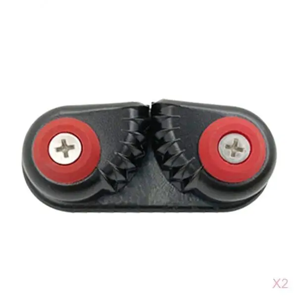 2x Kayak Cam Cleat Boat Dinghy Aluminum Cam Cleats Fast Entry Rope Cleats