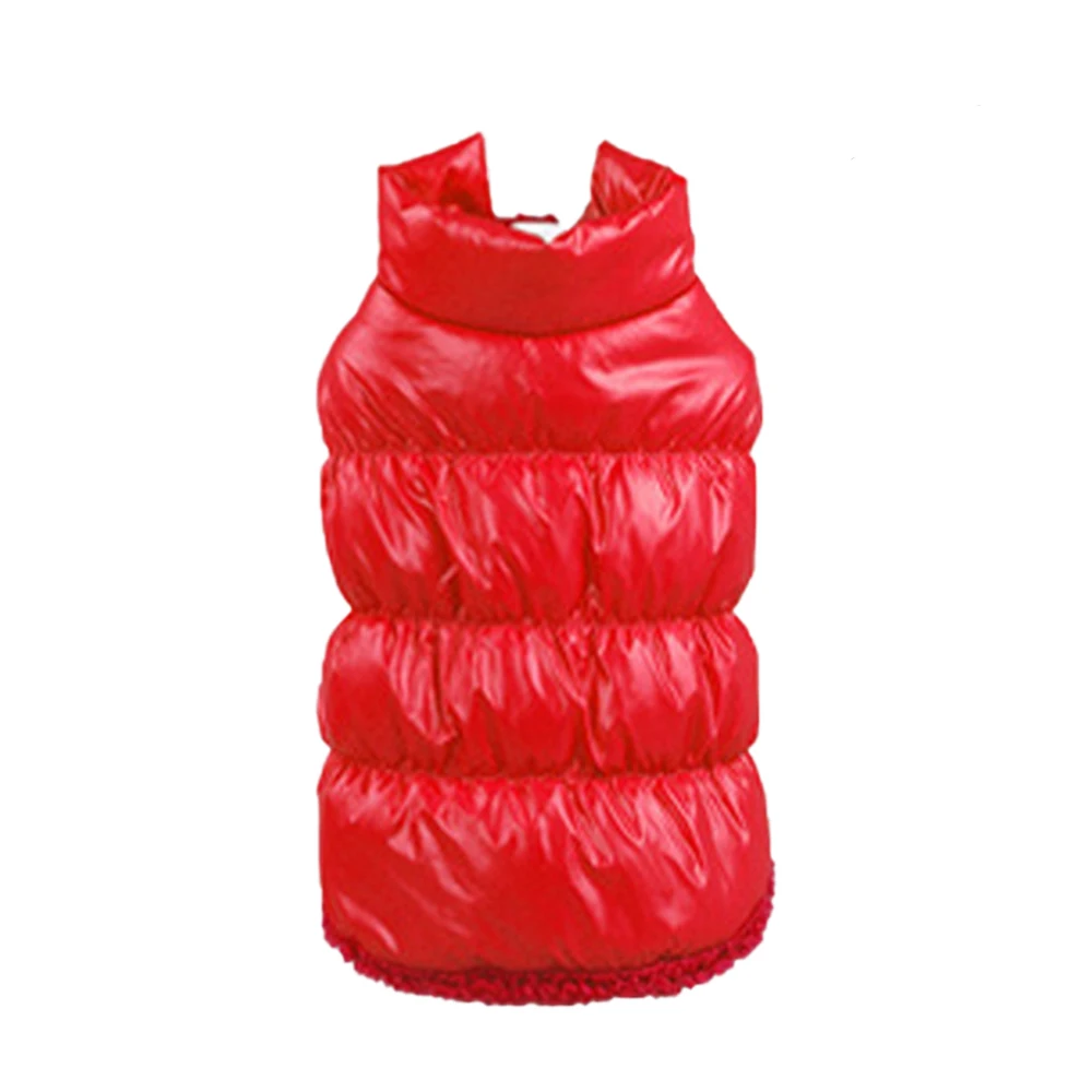 XS-XXXL, теплая пуховая одежда для домашних животных, зимняя куртка для собак, щенков, стеганая жилетка, пальто, хлопковая пуховая одежда для собак, зимнее пальто - Цвет: style 4 red