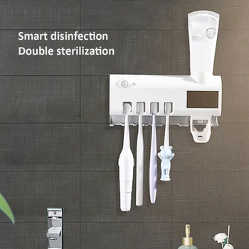 

Rack Toothbrush Holder DC5V Smart UV Light Cleaning Cleaner Toothpaste