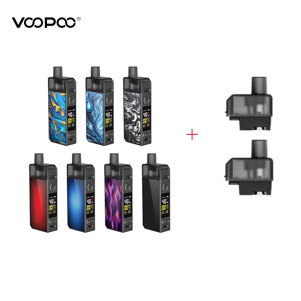 Оригинальный стартовый набор VOOPOO NAVI вейп-ручка 1500 мАч перестраиваемая система 3 8