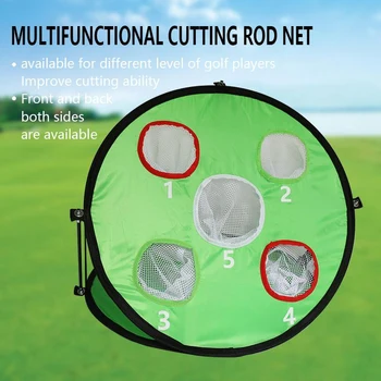 

Portable Golf Chipping Practice Net Foldable Golf Pop-UP Chipping Pitching Cages Practice Net Golf Training Aids Indoor Outdoor