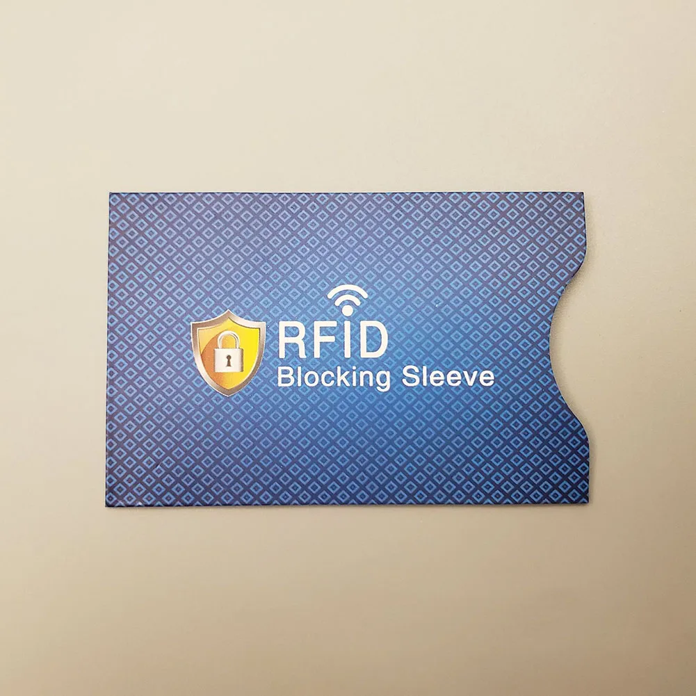 1Pc Anti Rfid NFC Wallet Blocking Reader Lock Bank Card Holder Id Bank Card Case Protection Metal Credit Holder Aluminium