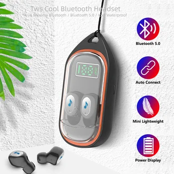 

Wireless Sport Headset Bluetooth Earphones Noise Canceling Binaural Call Wireless Earphone Hifi Bass Sound Mini Earbuds With Mic