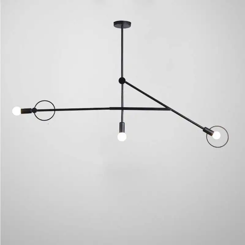 

Europe Minimalist Balance A Chandelier Designer Line A Living Room Bar Counter Restaurant Originality Personality A