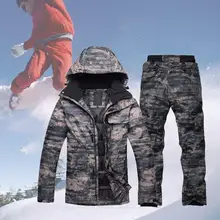 Одежда для катания на лыжах, женские штаны для сноуборда, мужская зимняя куртка, брюки для катания на лыжах, костюмы, зимние принадлежности