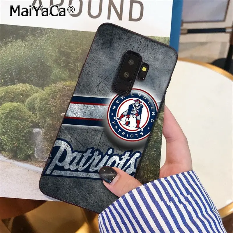 MaiYaCa New England Patriots покупателей высокое качество чехол для телефона для samsung S9 S9 плюс S5 S6 S6edge S6plus S7 S7edge S8 S8plus