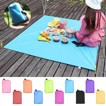 

Pocket Picnic Waterproof Portable Picknick Tent Outdoor Camping Picnic Mat Beach Mat Sand Free Blanket Ground Mattress 110x70cm