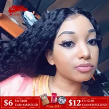 13x6 бразильские волнистые человеческие Синтетические волосы на кружеве парики из натуральных волос на кружевной ali queen Remy человеческие волосы высокий коэффициент 8A "-26" Синтетические волосы на кружеве парики