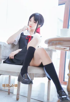 

New Japan Anime Kaguya-sama Love Is War Shinomiya Fujiwara Cosplay Casual JK Uniform Dress Costume Stockings Set For Gilrs