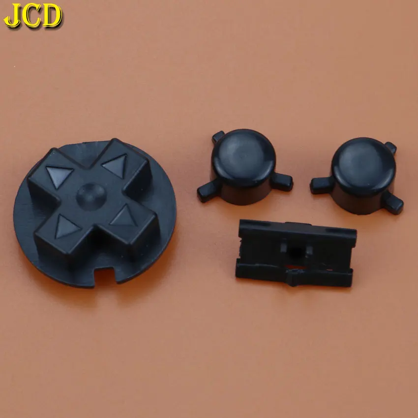 JCD 1 комплект Красочные кнопки Замена для Gameboy Pocket GBP для GBP кнопка включения и выключения питания A B D кнопки-подкладки - Цвет: J