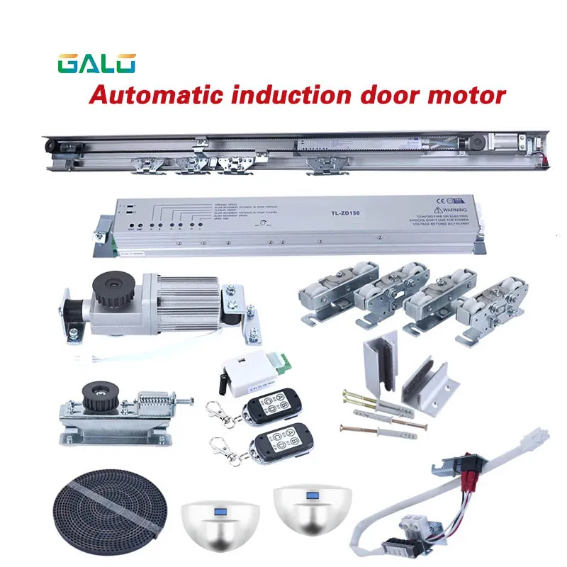 Автоматический перевод дверной блок электрические раздвижные двери стекло-дверь автоматический Открыватель двери