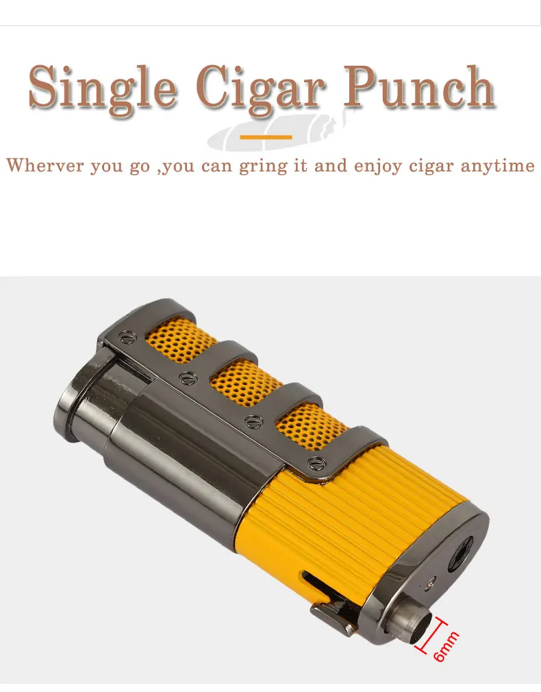 COHIBA металлические зажигалки 3 струи пламени прикуривателя карманные аксессуары для сигар встроенные сигары пробойник газовые зажигалки с бутаном W/Подарочная коробка