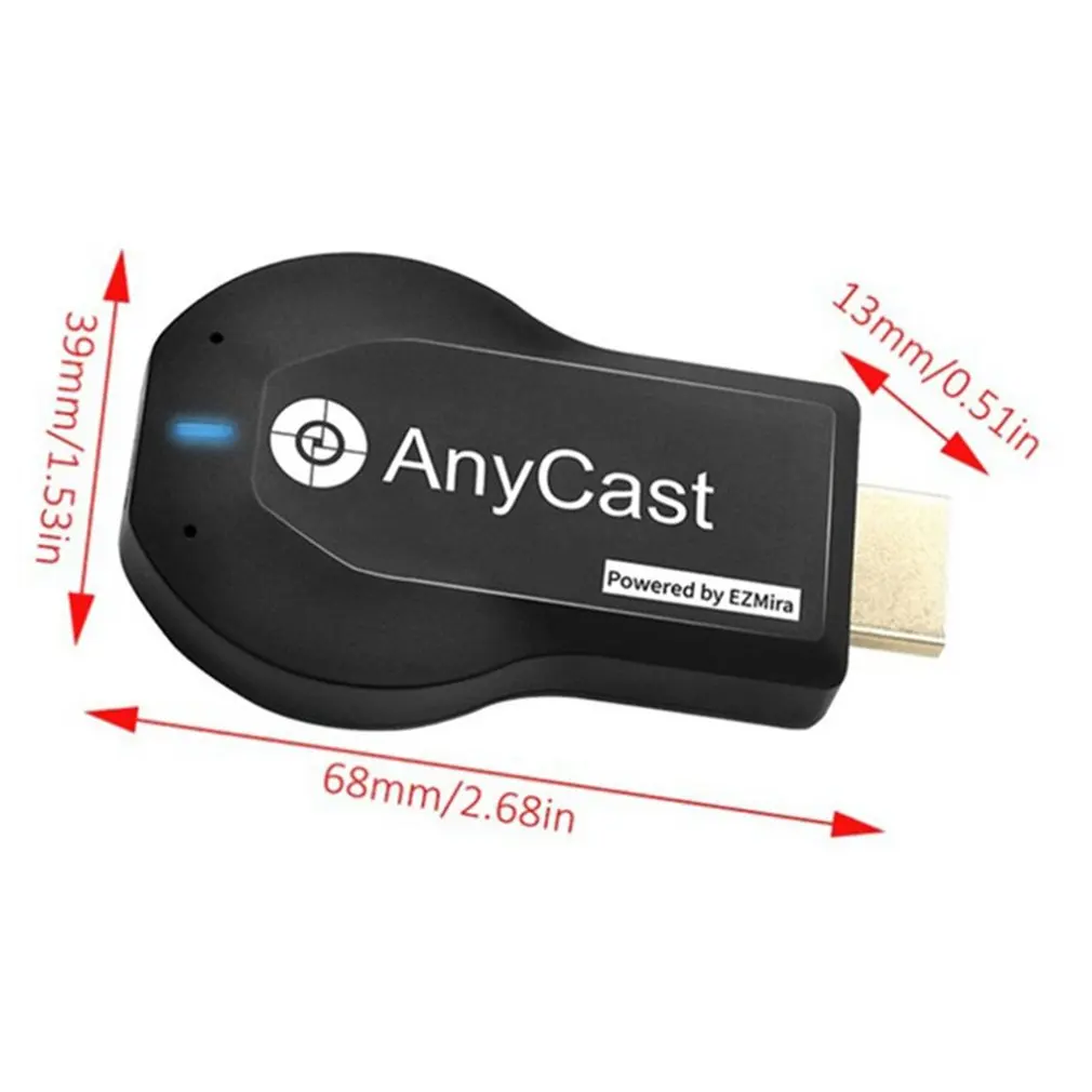 ТВ палка 1080P беспроводной WiFi Дисплей ключ приемник для AnyCast M2 Plus Airplay HDMI DLNA