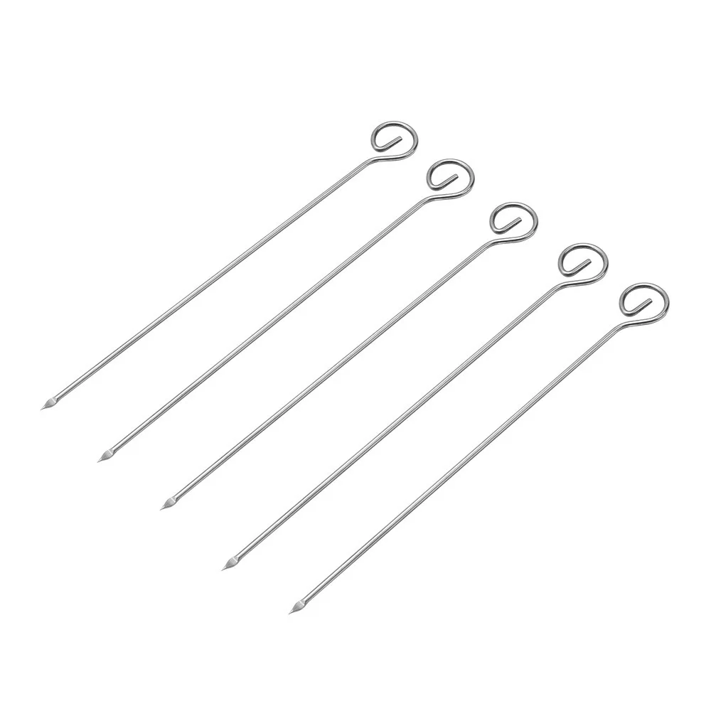Stainless steel Barbecue Skewer Metal Durable BBQ tools barbecue accessories 10 pcs/Set BBQ Stick
