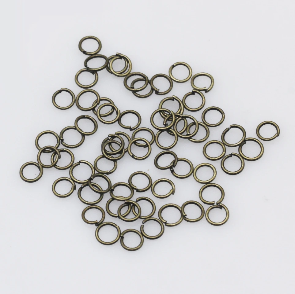 Versatile Mixed Metal Split Jump Rings