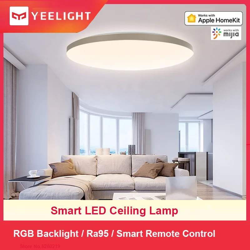 Yeelight 50W Smart LED Ceiling Lamp Light Dimmable Ambient Lighting Plafonnier Homekit Mijia APP