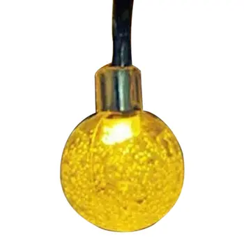 

Led Bubble Light 6 Meters 30 Lamp Solar Light String Outdoor Waterproof Garden Light String Holiday Party Decoration Lights