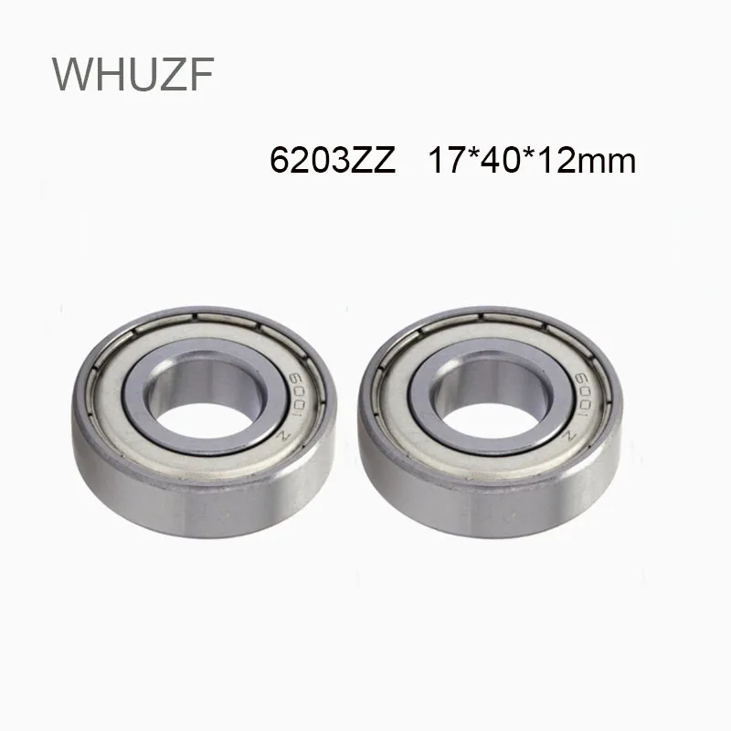 

WHUZF 6203ZZ Bearing 17*40*12 mm ABEC-1 4/6PCS For Machinery Saws Deep Groove 6203 Z ZZ Ball Bearings 6203Z 2021 Hot Sale