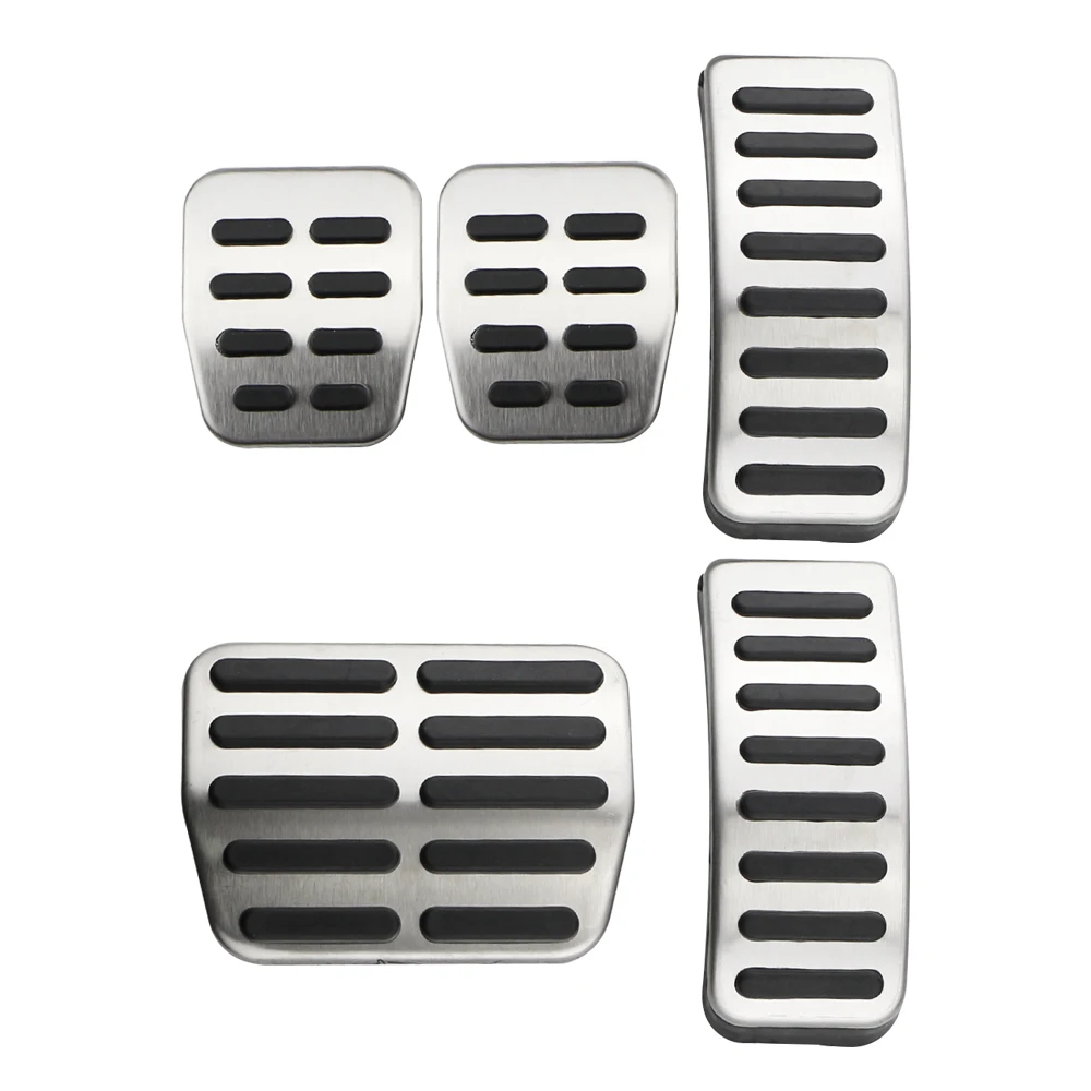 Zeratul Auto Pedals Gas Brake Car Pedal Pad Cover for Volkswagen VW Polo 6N 6N2 9N 9N3 6R Hatchback Sedan 1996-AT MT car accessories car pedals pedal cover stainless steel pedal cover