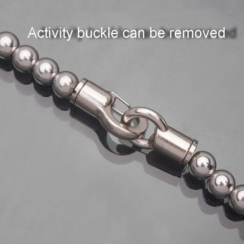 Outdoor Self defense Titanium Steel Bracelet Personal Protection Steel Ball Self-defense Tactical Waist Necklaces Car Pendants