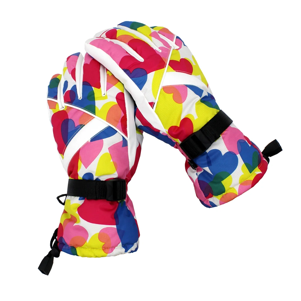 Winter Sports Thermal Warm Waterproof Snow Snowboard Ski Gloves For Women Women Ski Gloves 