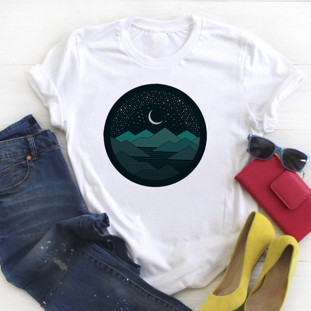 Flower Floral Book Cute Print Short Sleeve Ladies Summer T Tee Female Top Shirt Clothes Tshirt Womens Graphic T-shirt