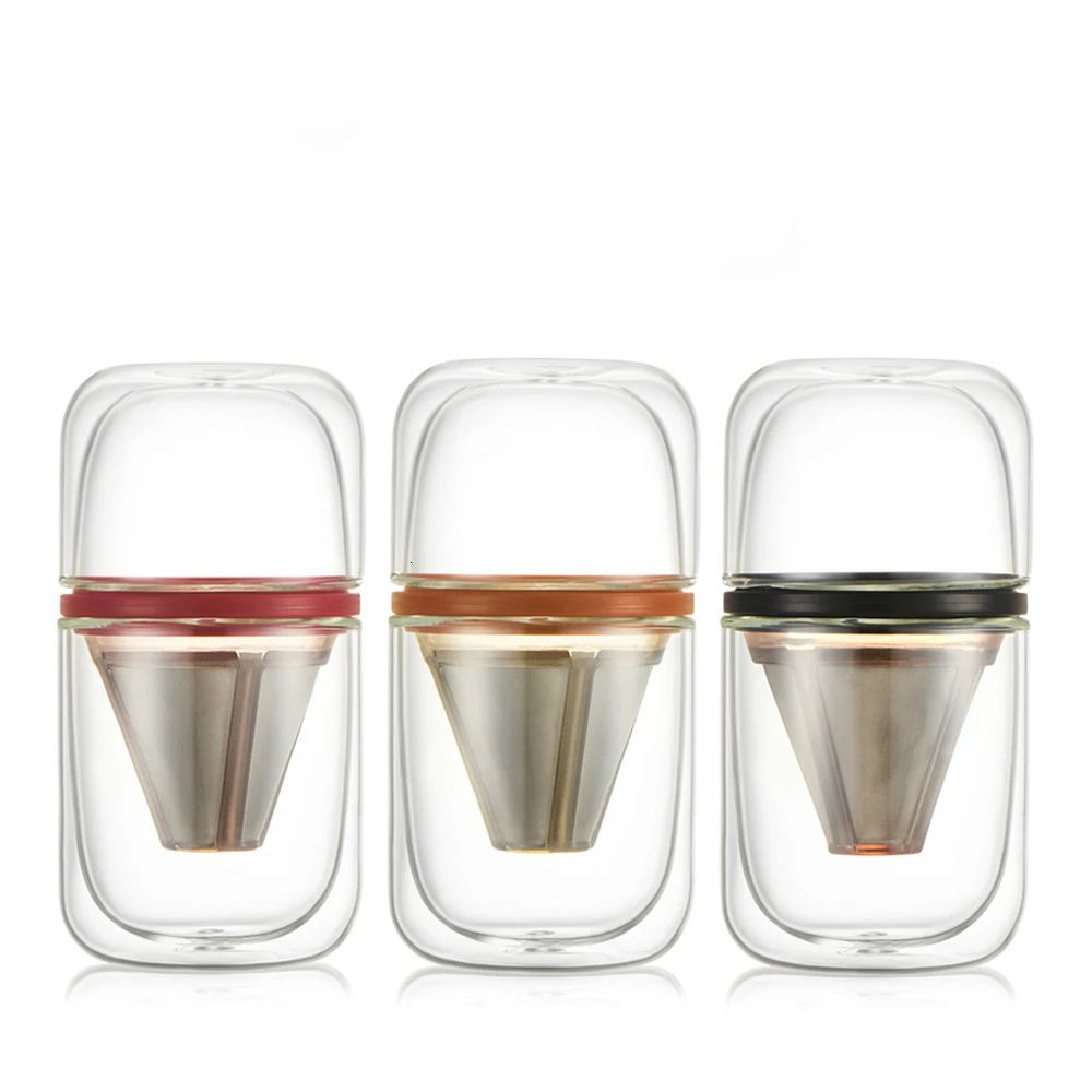 

Advanced Portable Travel Coffee Makers Capsule Set Business Coffee Dripper Coffe Brew Dropper Tea Kettle Drip Coffee Drip Pot