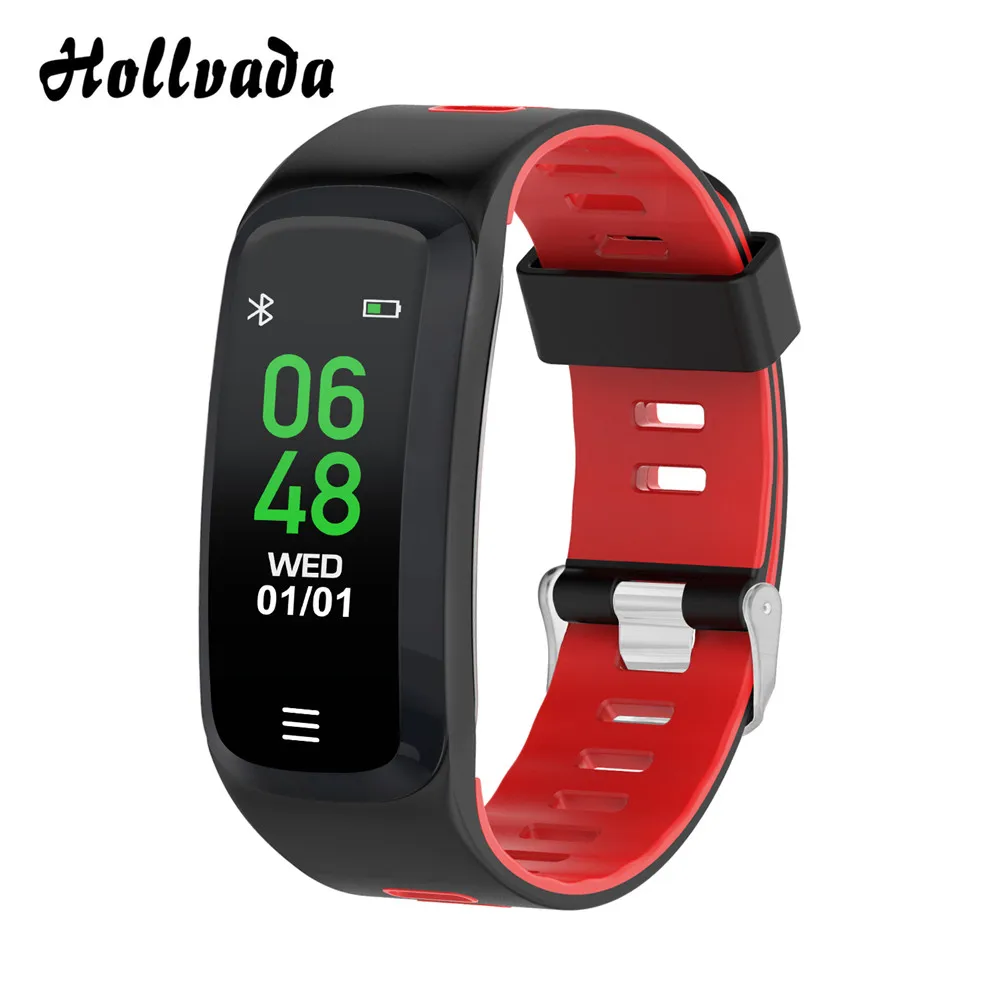 

F16 Blood Pressure Oxygen Smart Band Bluetooth 4.0 0.96"OLED Screen Call Alert Heart Rate Men Women Fitness Bracelet Smartband