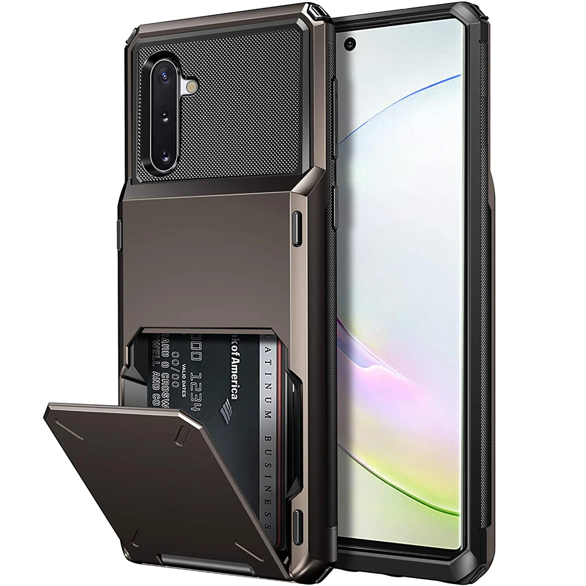 Armor Slide Wallet Card Slots Holder Case For Samsung Galaxy S21 S Ultra S Fe Note Ultra 9 10pro S8s9 S10 Plus S10e Cover Mobile Phone Cases Covers Aliexpress