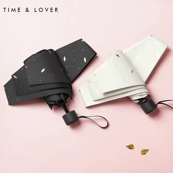

Three Folding Umbrella Wind Resistant Rain Women Luxury Big Windproof Wedding Sun Umbrellas Men Sombrilla Frame Parasol E7