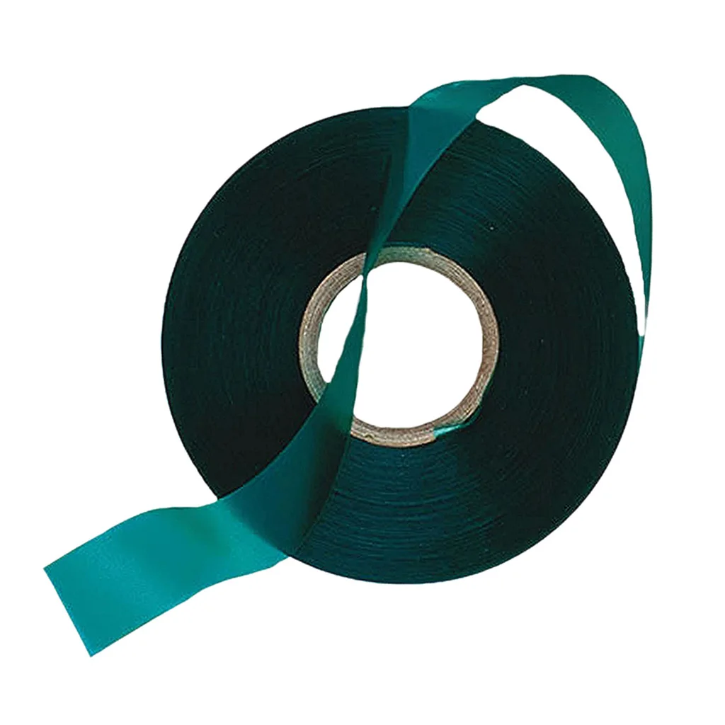 Garden Stretch Tie Tape Plant Ribbon Garden Green Vinyl Stake, 46m/Roll, 150feet
